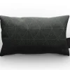 Outdoor Kissen Zierkissen sunproof® Triangle Black 50 x 30 cm