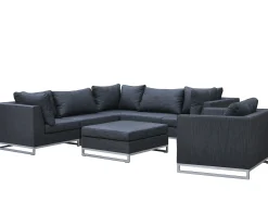 Outdoor Textil Lounge Legian Hocker-Tisch anthrazit