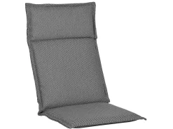 Outdoor VARIO Hochlehner Polster 48x118-123cm Marino Karo graphit-silber