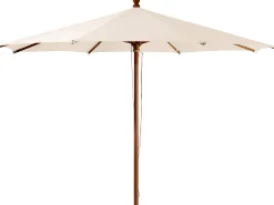 PIAZZINO Holz Sonnenschirm Ø300cm Off white