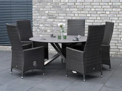 Polyrattan Positionssessel Santa Monica anthrazit