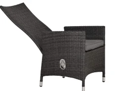 Polyrattan Positionssessel Santa Monica anthrazit