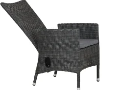 Polyrattan Positionssessel Trinidad rock-grey