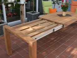 Premium Deluxe Teakholz Ausziehtisch Chatrium 160/260x100cm