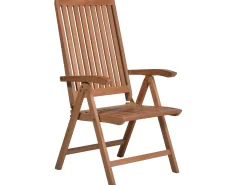 Premium Deluxe Teakholz Gartenstuhl Klapp Hochlehner Jan