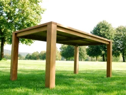Premium Deluxe Teakholz Gartentisch Loft 160x90cm