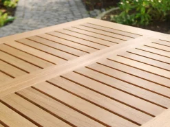 Premium Deluxe Teakholz Klapptisch Darwin 80x80cm