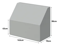 Premium Select Schutzhülle Gartenbank 3-Sitzer abgeschrägt 163cm
