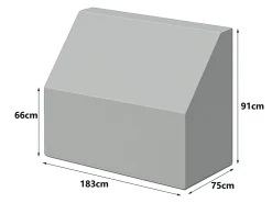 Premium Select Schutzhülle Gartenbank 4-Sitzer abgeschrägt 183cm