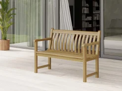 Redcliffe Broadfield Holzgartenbank 122cm 2-Sitzer