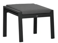 Relaxhocker Fußhocker Catania Alu anthrazit
