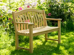 Roble Holzbank Turnberry 129cm Zweisitzer