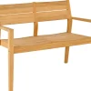 Roble Holz Gartenbank Tivoli 2-Sitzer 111cm