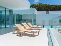 Roble Holz Gartenliege Adjustable Sunbed Tivoli