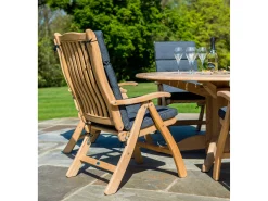 Roble Holz Gartenstuhl Ascot Recliner