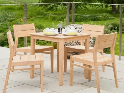 Roble Holz Gartentisch Tivoli 80x80cm