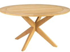 Roble Holz Gartentisch Tivoli X-Leg Ø125cm