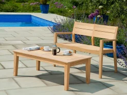 Roble Holz Loungetisch Beistelltisch Tivoli 120x68cm