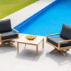 Roble Holz Tivoli Swivel Lounge Chair Drehsessel