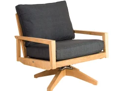 Roble Holz Tivoli Swivel Lounge Chair Drehsessel
