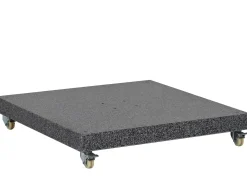 Rollen Granitsockel 120kg für Ampelschirm Kettler Easy Swing dunkelgrau
