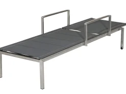 Rollliege Hudson Edelstahl HPL Armlehnen