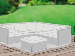 Schutzhülle für Eck-Lounge Premium Plus Leicht 255x255cm