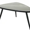 Sensline Metall Keramik Couchtisch Dora 80x40cm