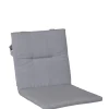 Sessel Auflage niedrig Royal silber 89x46cm
