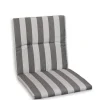 Sessel Auflage niedrig Royal stripes 95x46cm