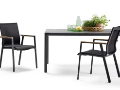 Soft Ausziehtisch Alu Keramik 160 / 220 x 100 cm