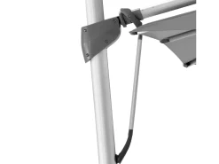SOMBRANO® S+ 350x350cm natureloxiert Stoffklasse 4 - 420 smoke