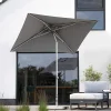 Sonnenschirm Easy-Push 150x210cm silber/charcoal