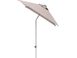 Sonnenschirm Easy-Push 150x210cm silber/taupe