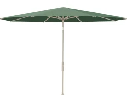 Sonnenschirm mit Kurbel VITA® Torna Aluminium seidengrau