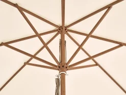 Sonnenschirm PIAZZA® Aluminium Holzoptik Ø250cm Stoffqualität 2