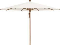 Sonnenschirm PIAZZA® Aluminium Holzoptik Ø250cm Stoffqualität 2
