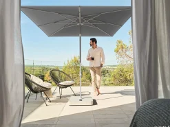 Sonnenschirm SMART anthrazit Ø250cm Stoffqualität 4 420 Smoke