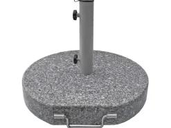 Sonnenschirmständer rund 35kg Granit grau