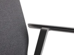 Soul Stapelsessel hoch anthracite mit Alu-Armlehne