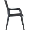 Stapelsessel Aluminium Oriental anthrazit|anthrazit
