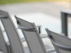 Stapelsessel EVOEE Aluminium anthrazit|silber