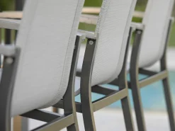 Stapelsessel EVOEE Aluminium anthrazit|silber