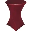 Stehtischhusse stretch bordeaux Ø85cm