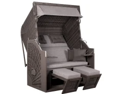 Strandkorb PURE® Classic XL Sun stone grey Dessin 466