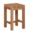 Teak Beistelltisch Pflanzentisch Hocker Samoa 25x25x40cm