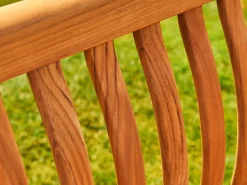 Teakholz Bank Broadfield 146cm Dreisitzer