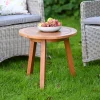 Teakholz Beistelltisch Aspen rund Ø50cm