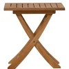 Teakholz Beistelltisch Milano Premium 48x48cm quadratisch