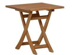 Teakholz Beistelltisch Milano Premium 48x48cm quadratisch